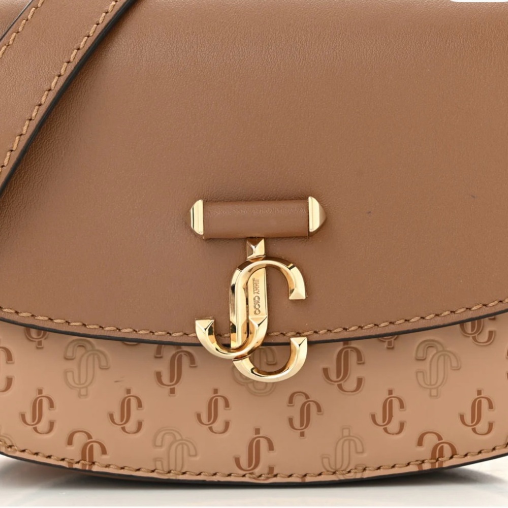 Jimmy Choo Brown Leather Crossbody Bag - Picture 6 of 6